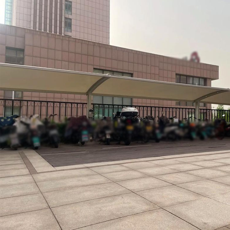 岳阳县膜结构电动车棚